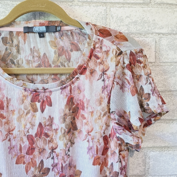 Anthropologie Eva Franco Metallic Top - Picture 2 of 10